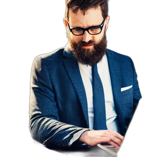 jacket, staff, face, hair transparent PNG cut-out