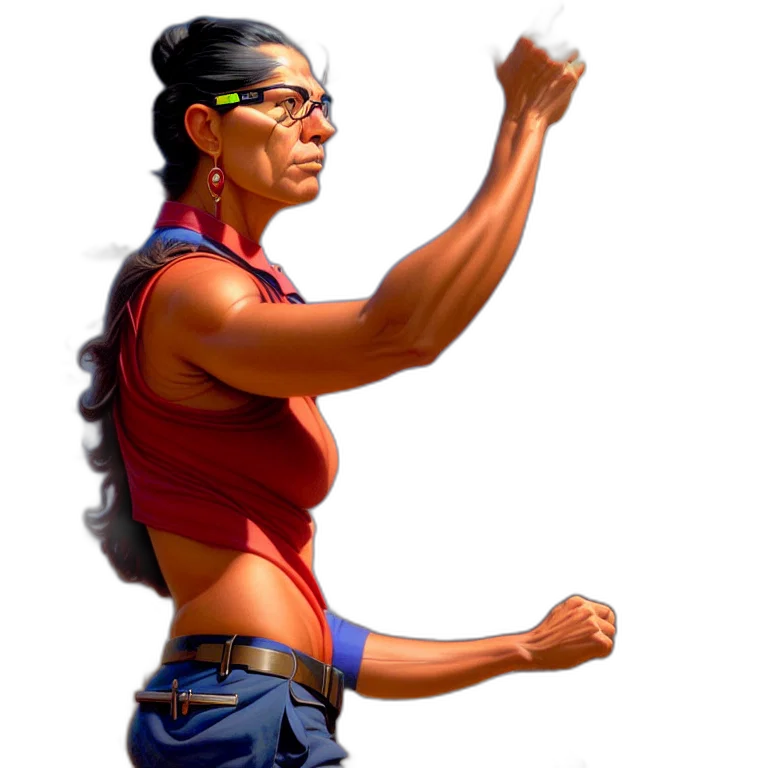 staff, concept art, comic book art, pixel art transparent PNG cut-out