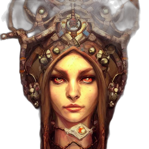 staff, face, crown, jewelry transparent PNG cut-out