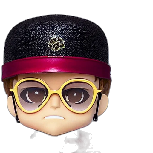 3d render, cartoon, photorealistic, elton transparent PNG cut-out