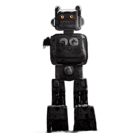robot, 3d render, concept art, giant transparent PNG cut-out