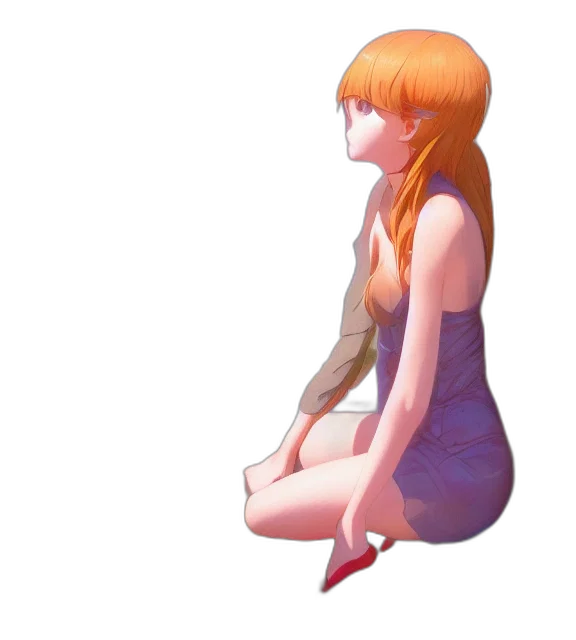 dress, face, robot, hair transparent PNG cut-out