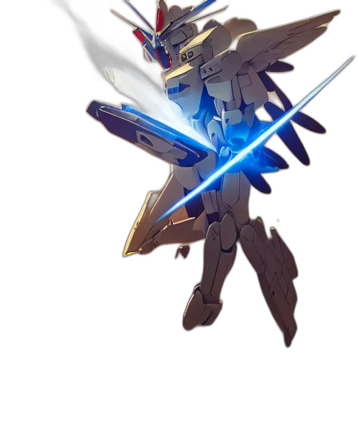 weapon, robot, sword, staff transparent PNG cut-out