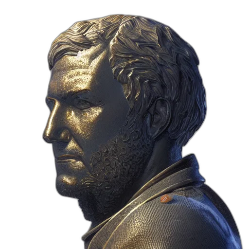 face, crown, staff, jacket transparent PNG cut-out