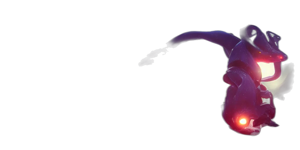 dragon, mask, weapon, staff transparent PNG cut-out