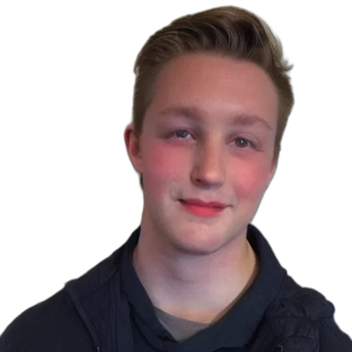 staff, face, hair, jacket transparent PNG cut-out