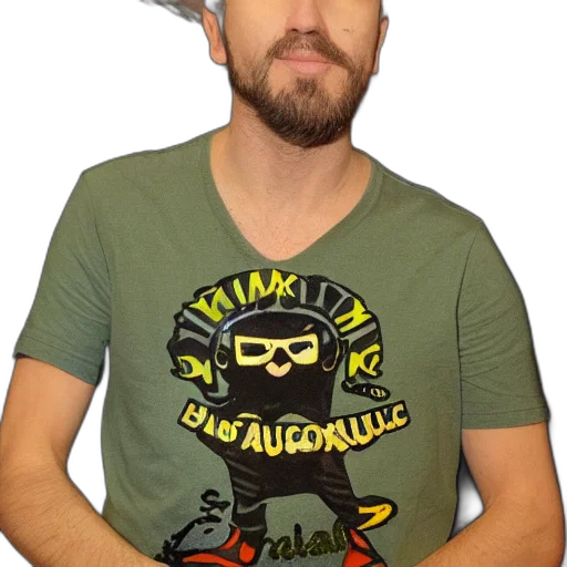 hat, jacket, animal, staff transparent PNG cut-out