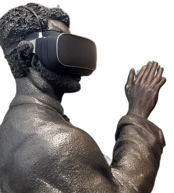 mask, 3d render, concept art, cyberpunk transparent PNG cut-out