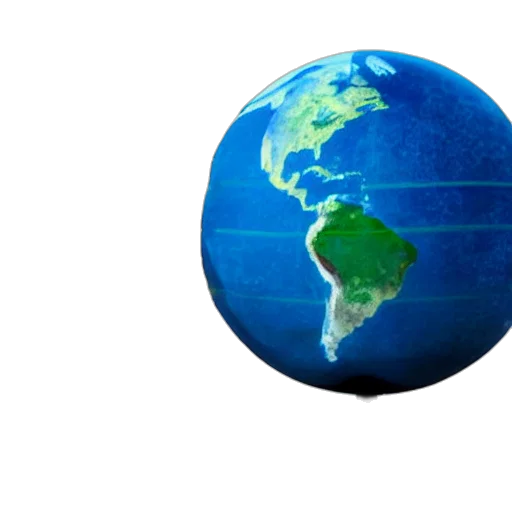 3d render, statue, planet, earth transparent PNG cut-out