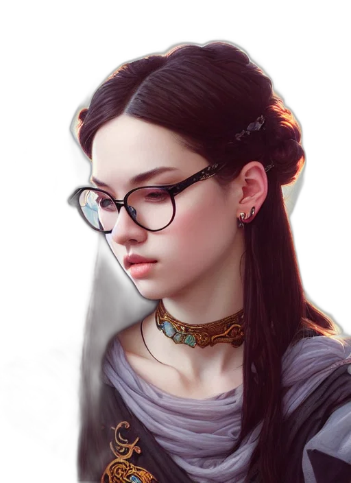 jewelry, face, crown, staff transparent PNG cut-out