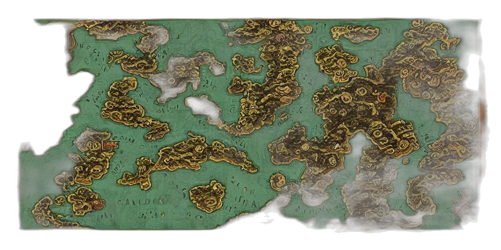 concept art, fantasy art, underwater, forest transparent PNG cut-out