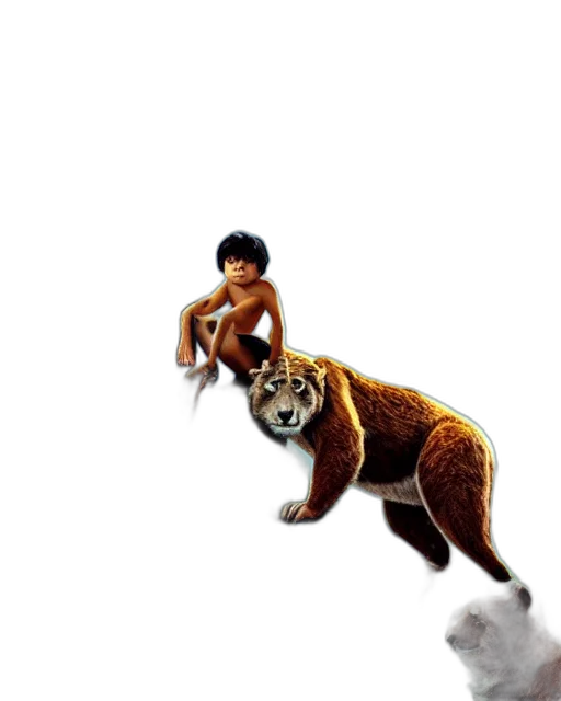animal, creature, concept art, 3d render transparent PNG cut-out