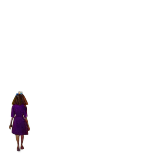 dress, robot, umbrella, hair transparent PNG cut-out