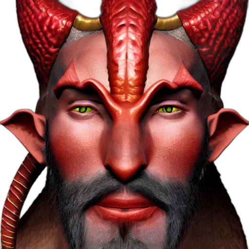 face, mask, dragon, staff transparent PNG cut-out