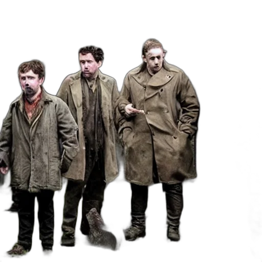jacket, staff, concept art, snow transparent PNG cut-out