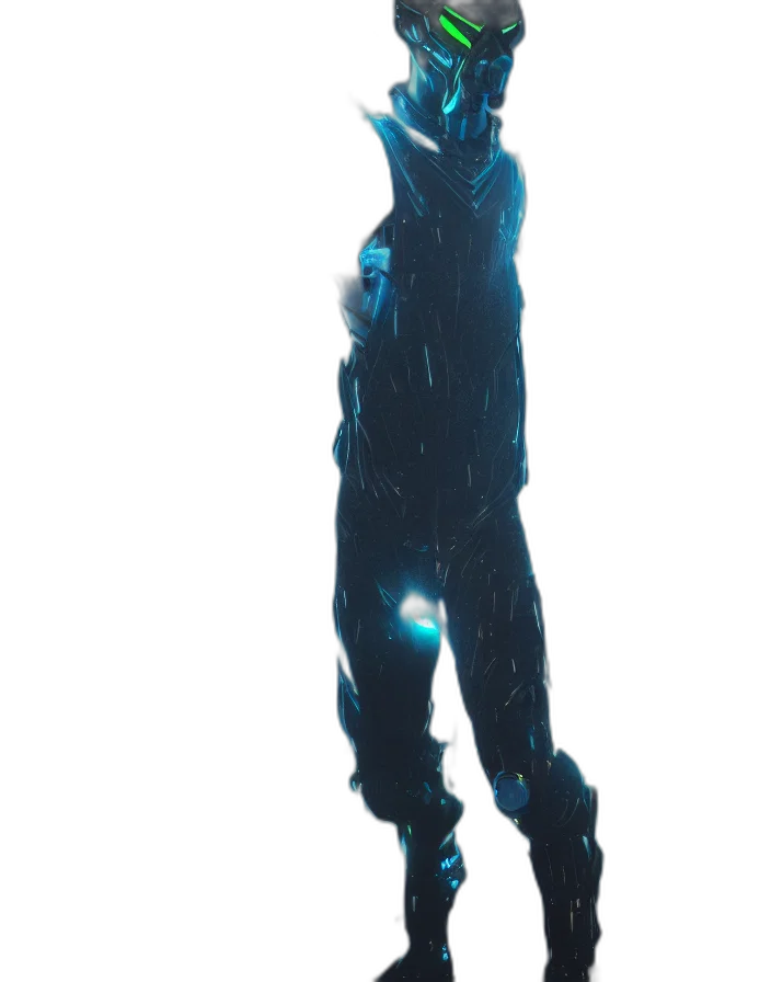 staff, mask, creature, robot transparent PNG cut-out