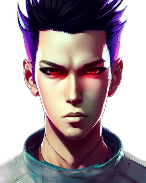 face, staff, robot, anime transparent PNG cut-out