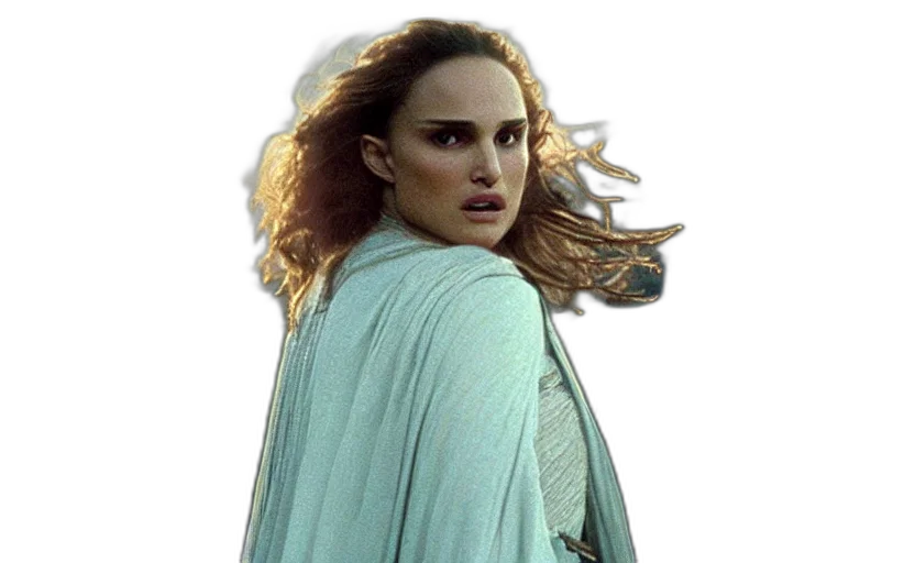 staff, dress, jacket, hair transparent PNG cut-out