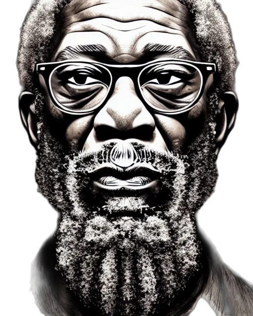 face, photorealistic, comic book art, cartoon transparent PNG cut-out