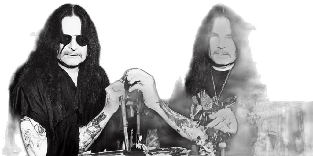 jewelry, black, sabbath, ozzy transparent PNG cut-out