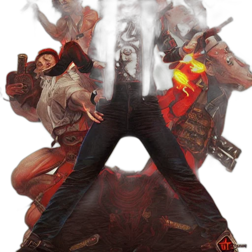 jacket, concept art, comic book art, fantasy art transparent PNG cut-out