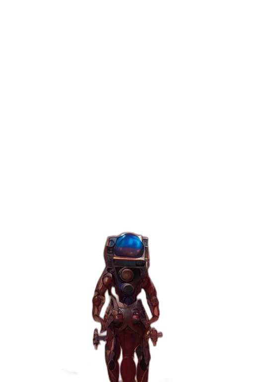 robot, creature, animal, staff transparent PNG cut-out