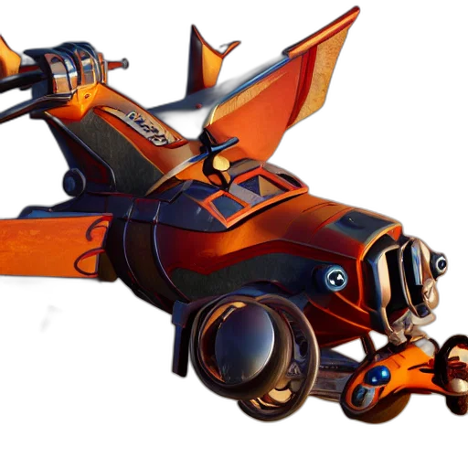 weapon, robot, dragon, concept art transparent PNG cut-out