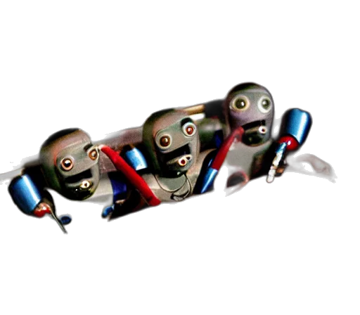robot, mask, jewelry, weapon transparent PNG cut-out