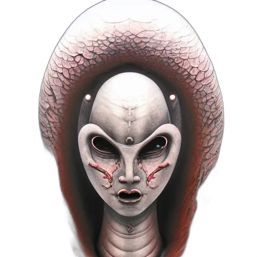 mask, face, creature, jewelry transparent PNG cut-out