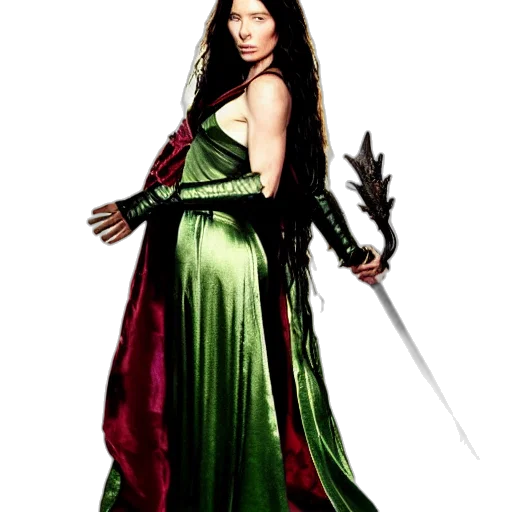 sword, staff, dragon, dress transparent PNG cut-out