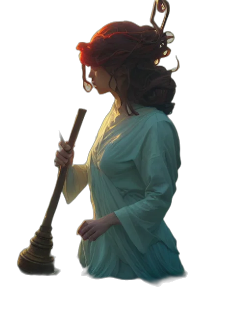 staff, dress, sword, crown transparent PNG cut-out