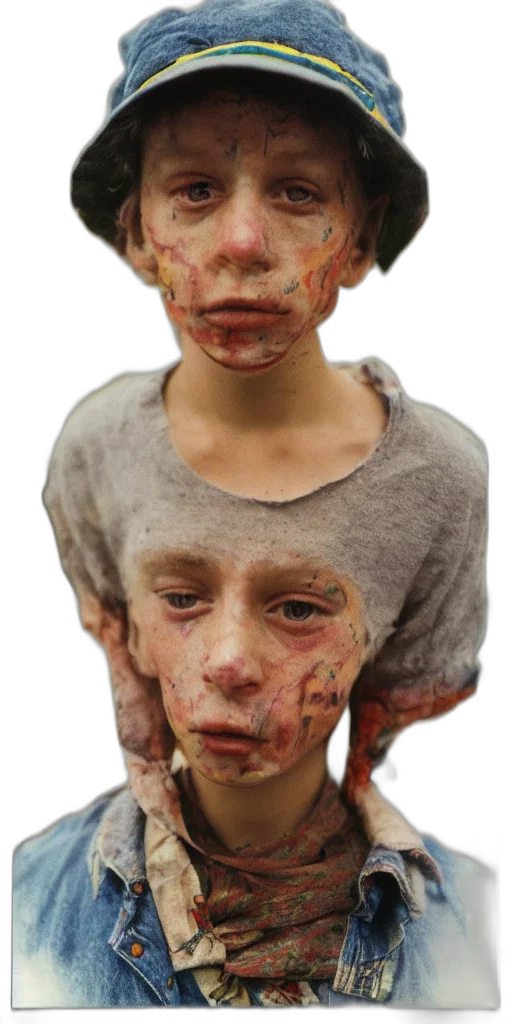 face, mask, creature, jacket transparent PNG cut-out