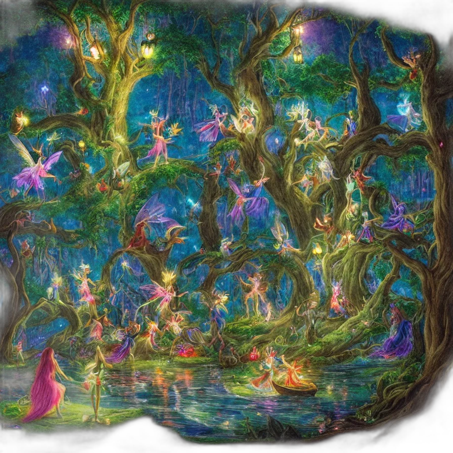 tree, crown, dragon, fantasy art transparent PNG cut-out