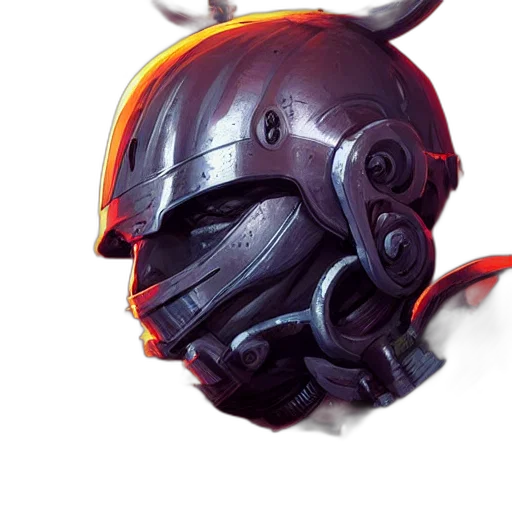 mask, robot, face, crown transparent PNG cut-out