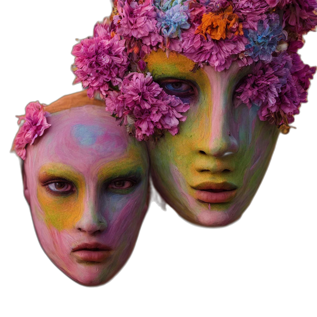 mask, face, crown, hat transparent PNG cut-out