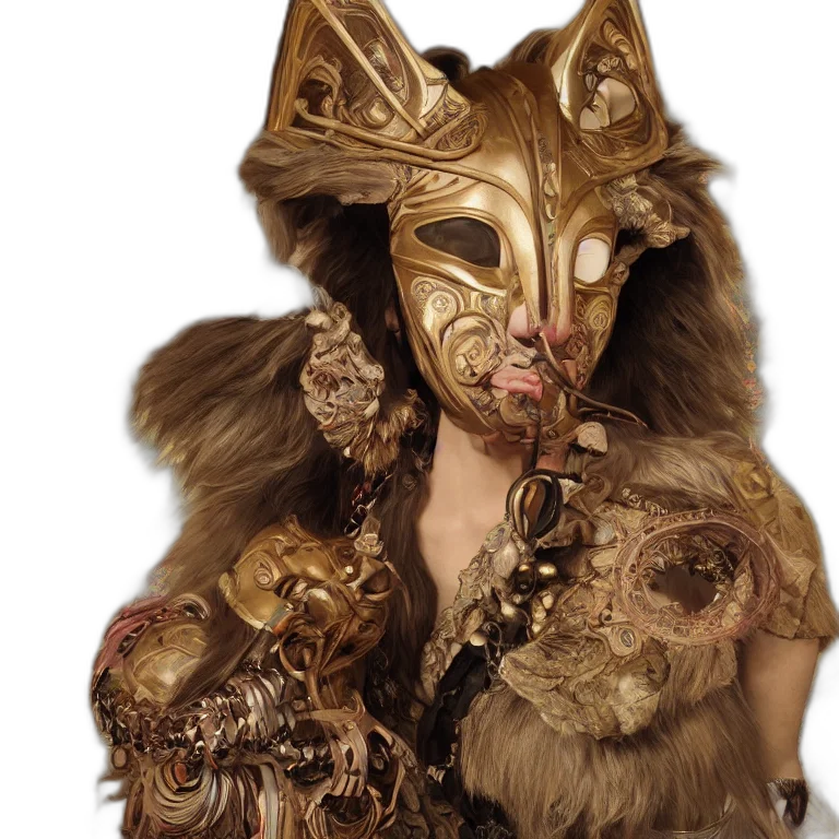 mask, jewelry, creature, face transparent PNG cut-out