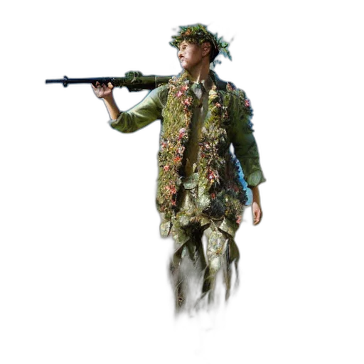 staff, weapon, jacket, animal transparent PNG cut-out