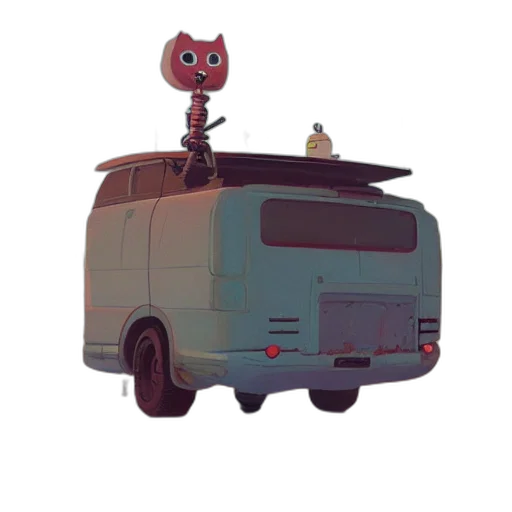 car, robot, staff, animal transparent PNG cut-out