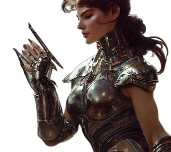 robot, sword, weapon, jewelry transparent PNG cut-out