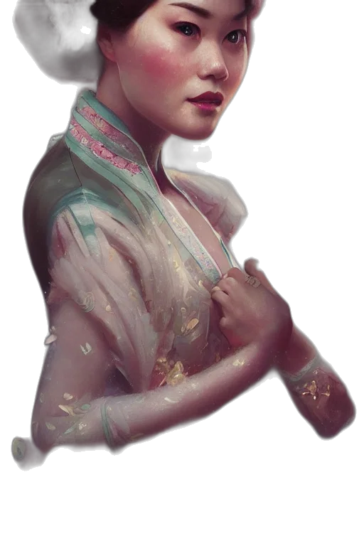 dress, jewelry, face, mask transparent PNG cut-out