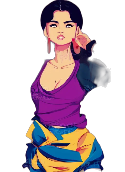 dress, concept art, cartoon, pixel art transparent PNG cut-out