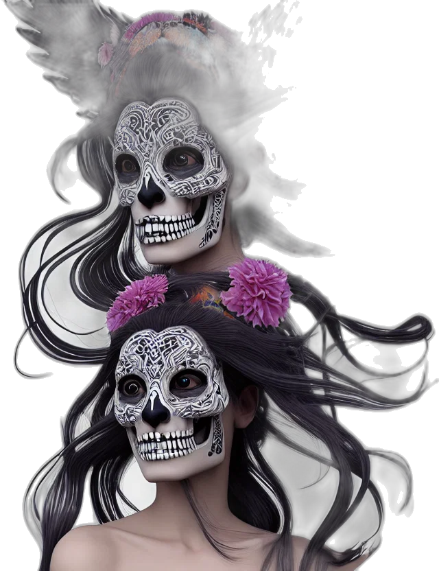 mask, face, jewelry, crown transparent PNG cut-out