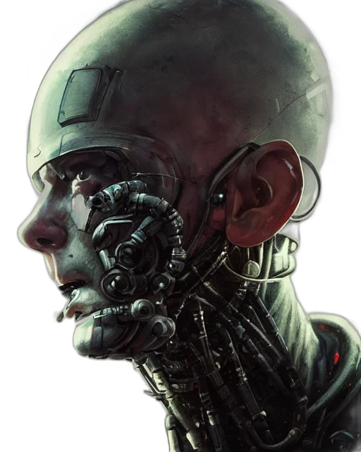 robot, face, mask, creature transparent PNG cut-out