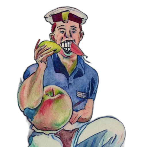 staff, food, watercolor, concept art transparent PNG cut-out