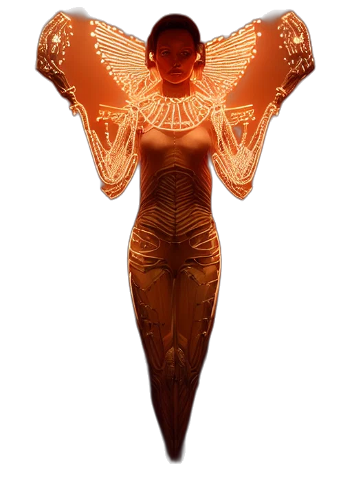 dress, crown, mask, creature transparent PNG cut-out