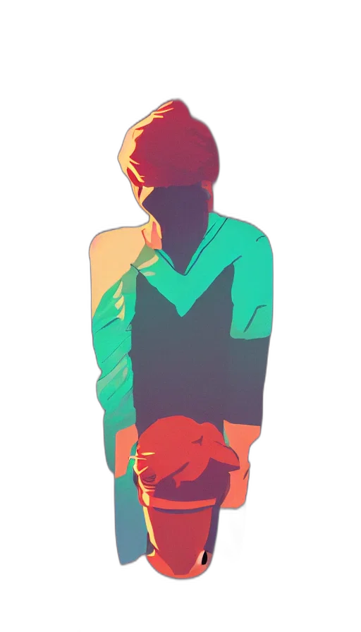 jacket, mask, robot, face transparent PNG cut-out