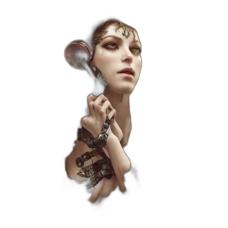 staff, face, jewelry, weapon transparent PNG cut-out
