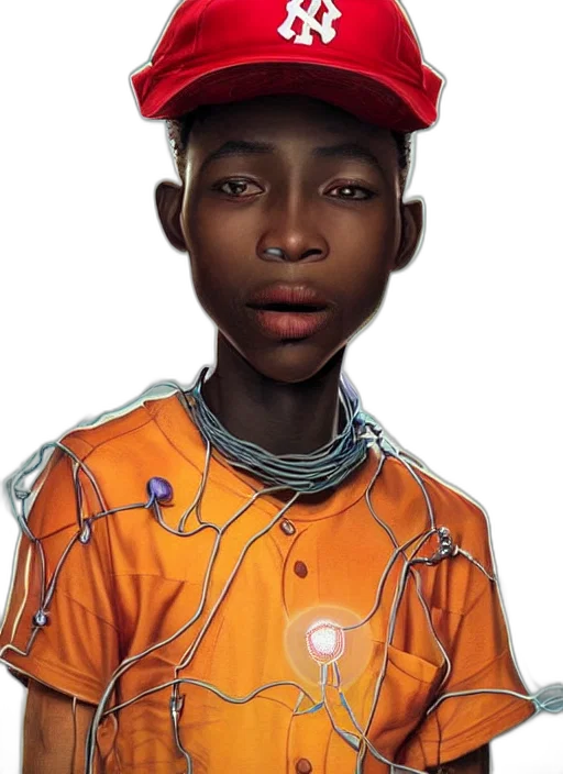 face, robot, staff, hat transparent PNG cut-out