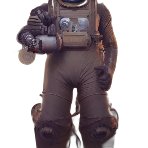 robot, staff, mask, creature transparent PNG cut-out