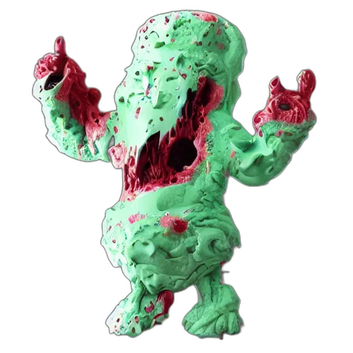 creature, dragon, animal, 3d render transparent PNG cut-out